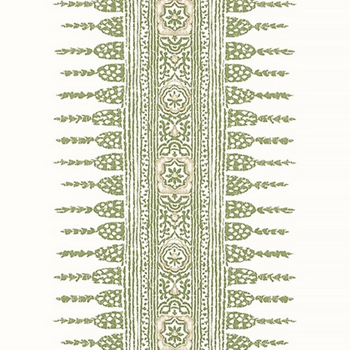 Javanese Stripe Green and White AT15136